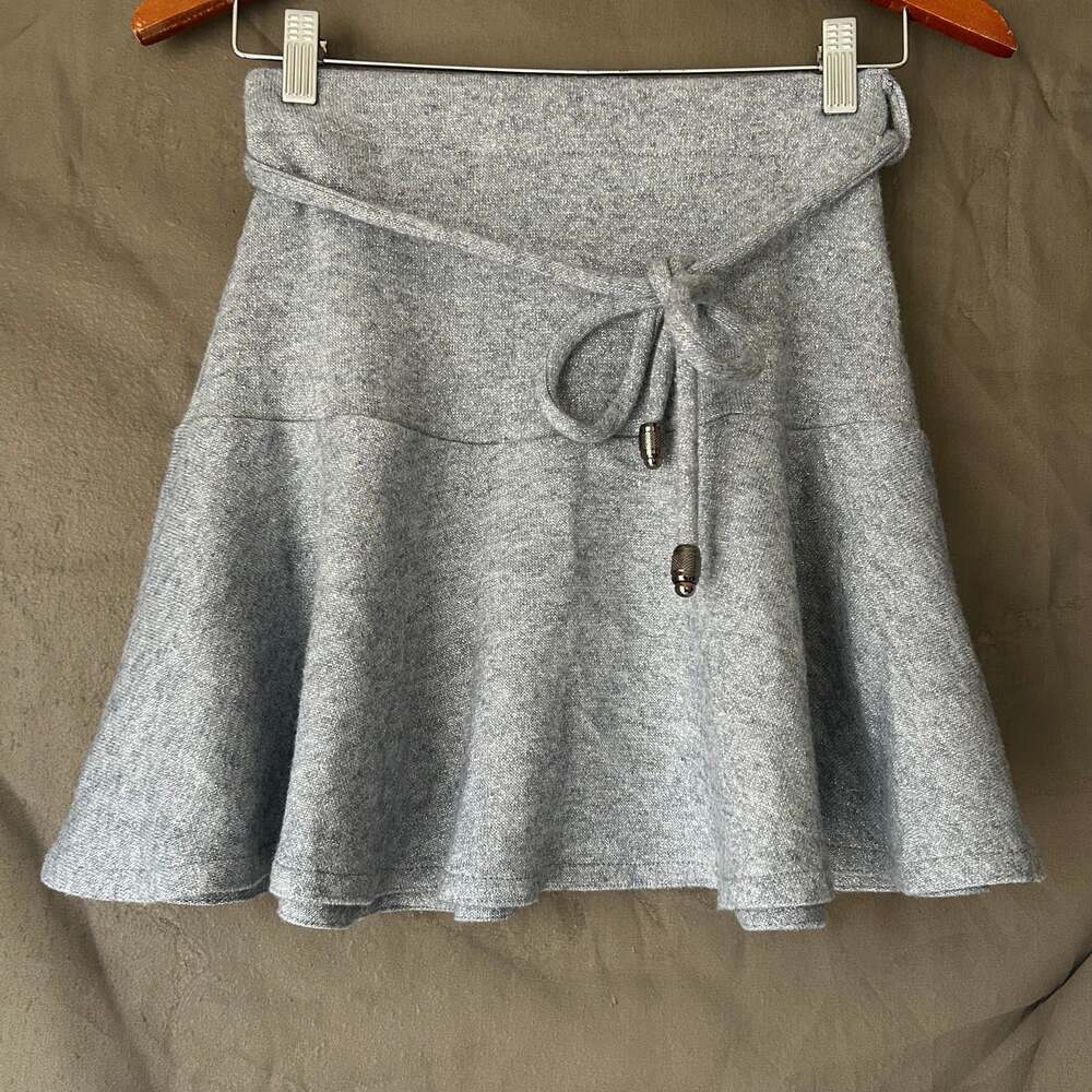 Sabina Musayev Nuri Grey Mini Skirt Size XS